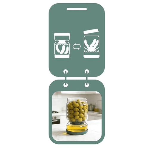 Tarro Escurridor de Aceitunas y Encurtidos